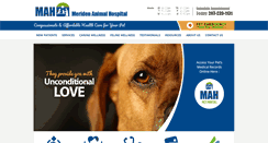 Desktop Screenshot of meridenanimalhospital.com